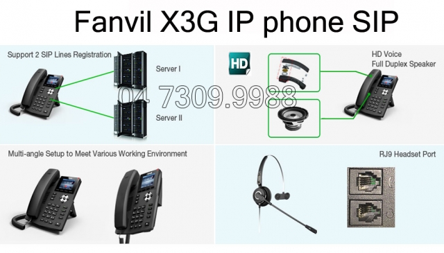Điện thoại IP Fanvil X3G