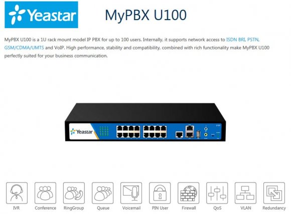 MyPBX U100 Yeastar
