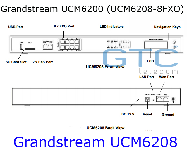 Hướng dẫn lắp đặt tổng đài Grandstream UCM6200 miễn phí