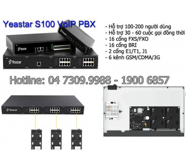 Tổng đài IP MYPBX S100