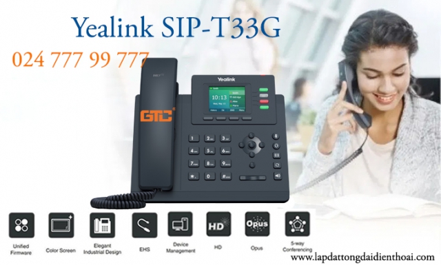 Điện thoại VoIP Yealink SIP-T33G